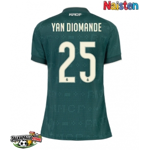 Real Madrid Yan Diomande #25 Vieraspaita Naisten 2026-27 Lyhythihainen